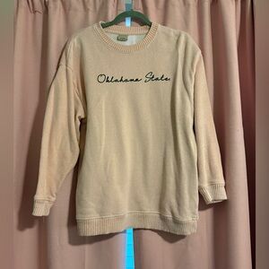 Orange sweater/ sweatshirt embroidered Oklahoma State